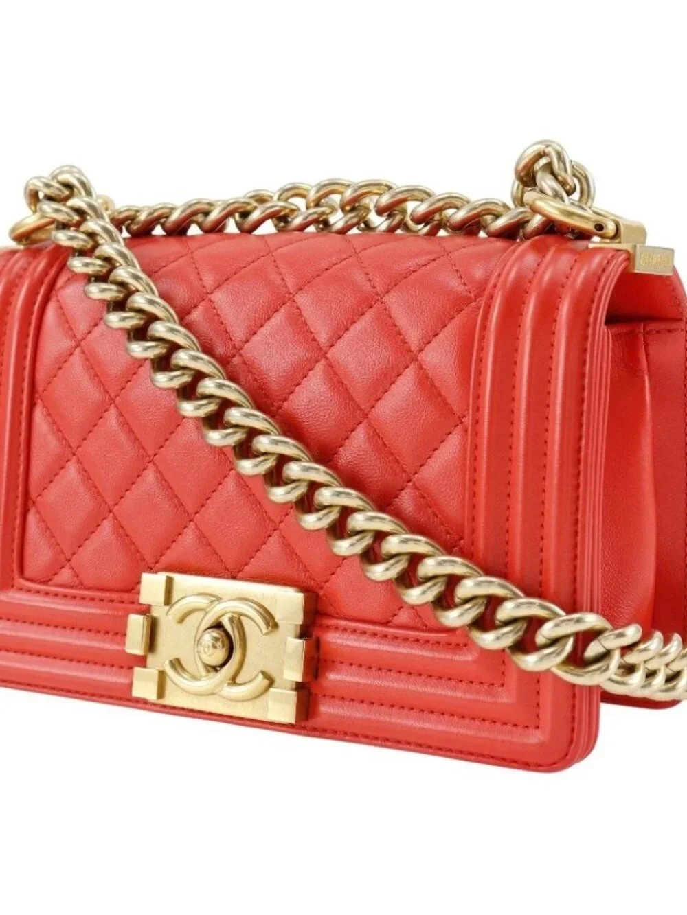CHANEL ChainShoulder Shoulder Bag Boy chanel lambskin Women